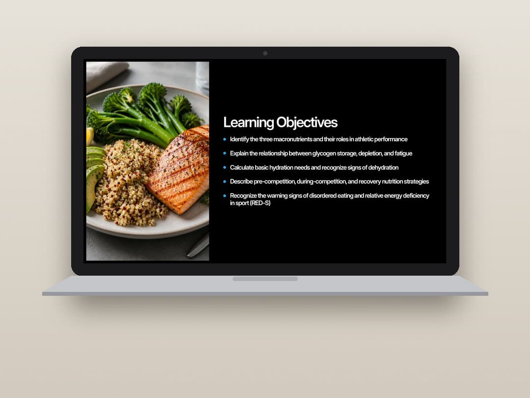 Chapter 5 Nutrition and Hydration slide: learning objectives