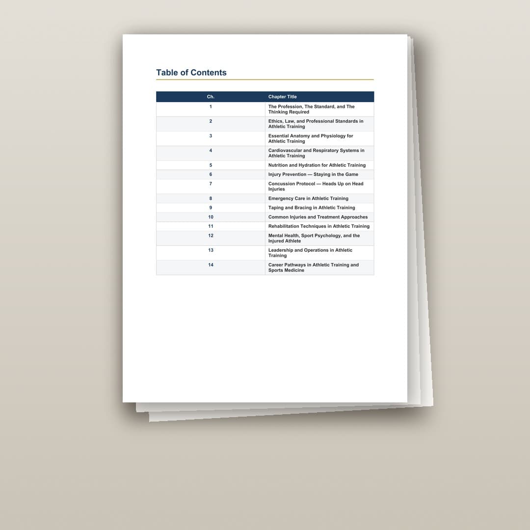 Table of contents listing all 14 chapters